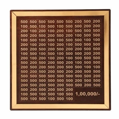 Premium Wooden ₹1,00,000 Savings Money Bank Box