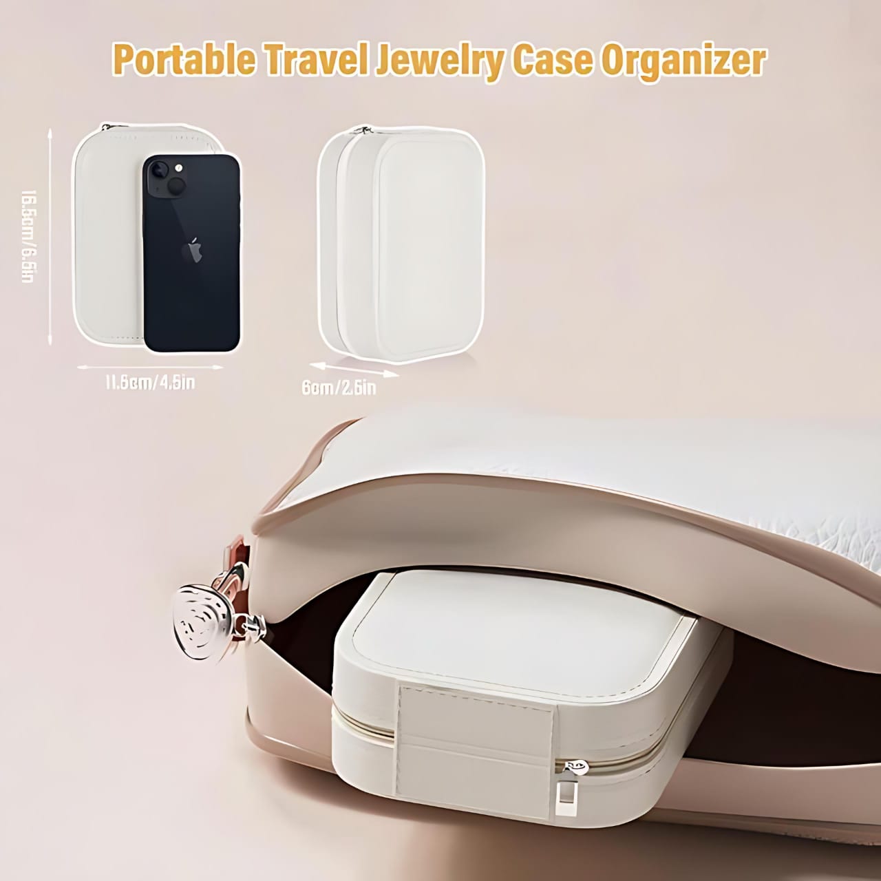 Nexonicz Portable LED Makeup Mirror Box & Storage Combo