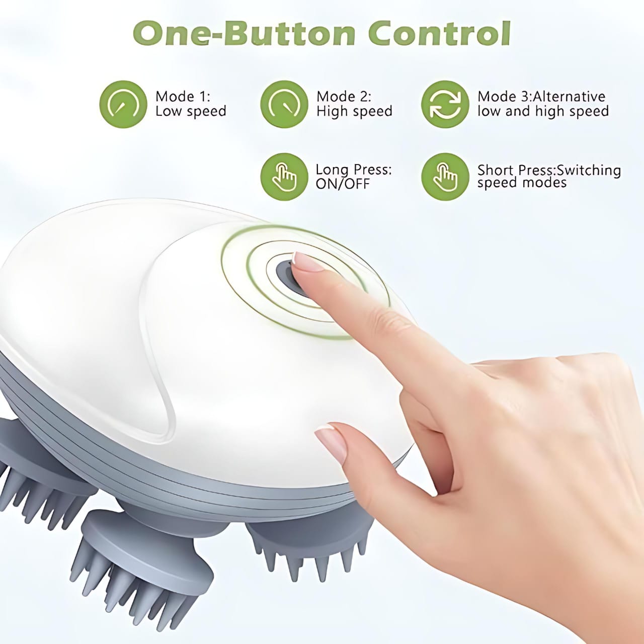 Nexonicz 4D Motion care Head Massager – Smart Rechargeable Scalp Relief Device for Daily Relaxation